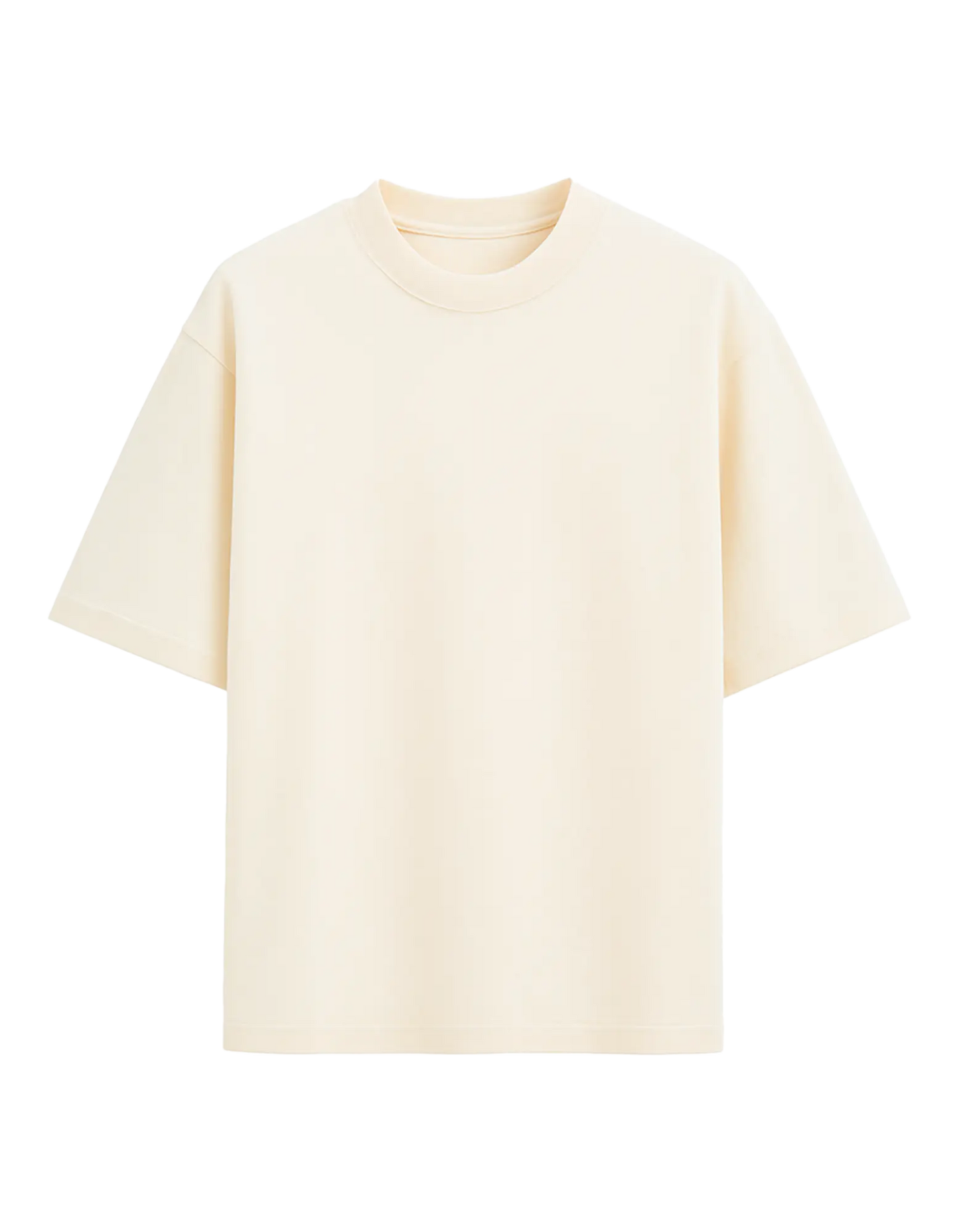 Camiseta Oversized Liso Off-White