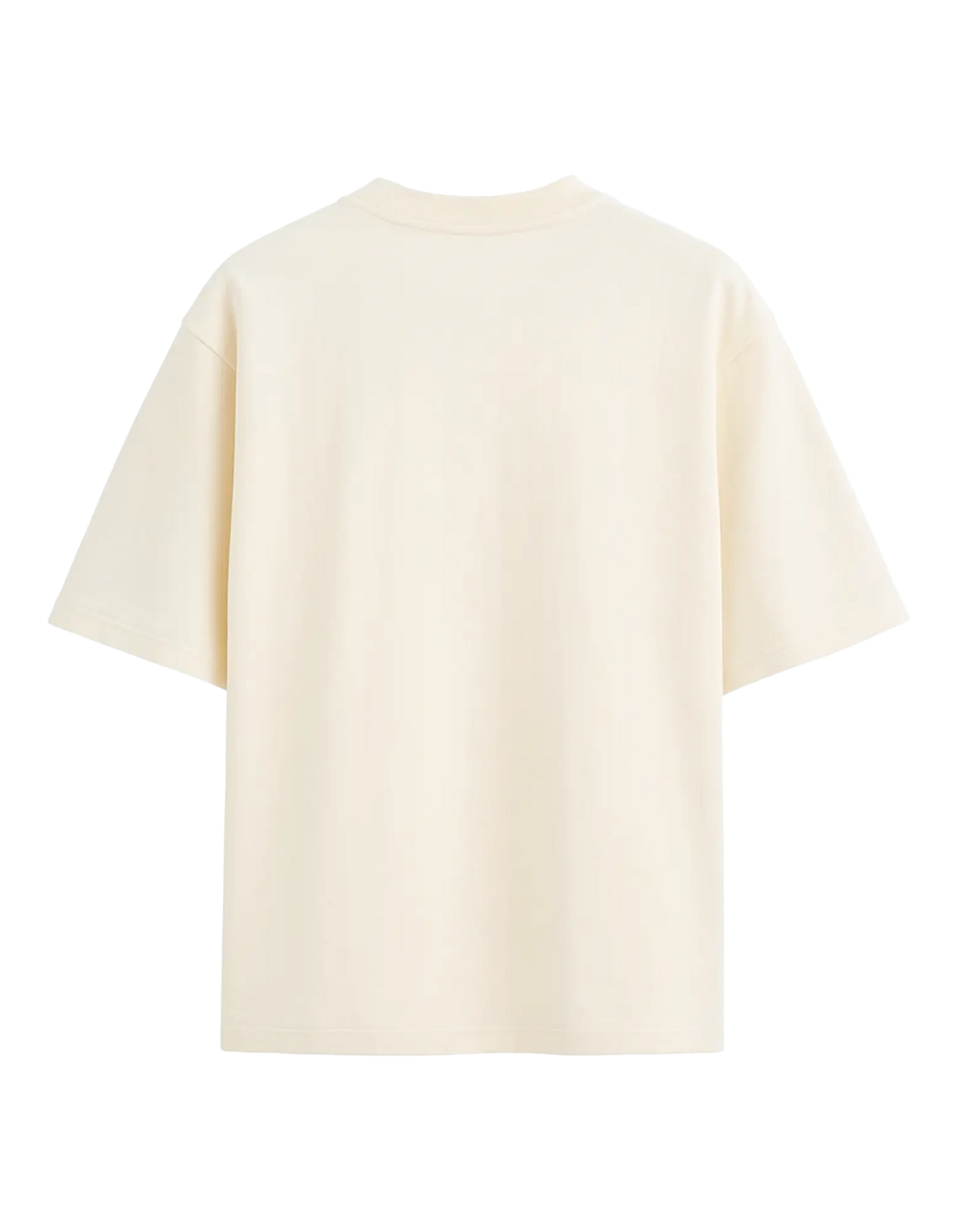 Camiseta Oversized Liso Off-White