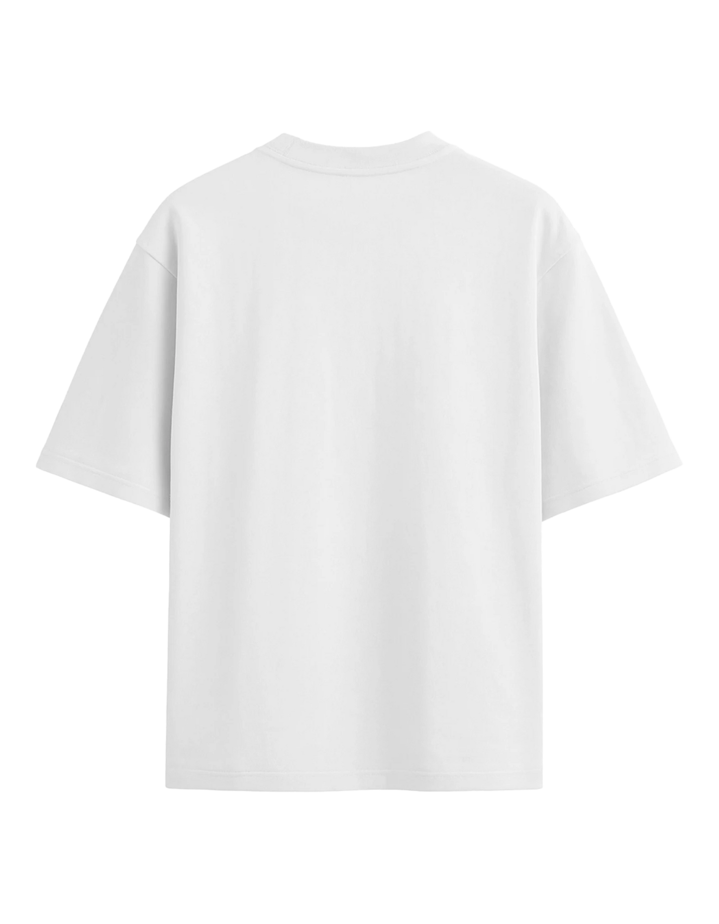 Camiseta Oversized Liso Branco