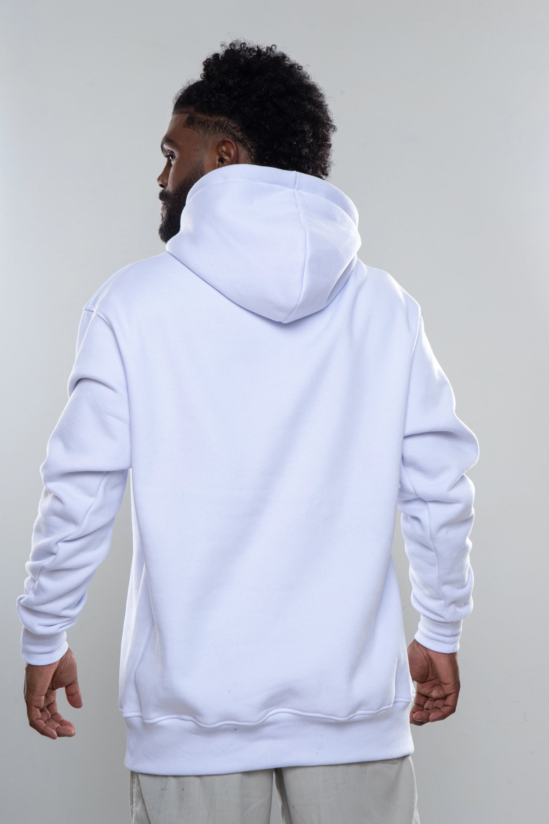 Moletom com capuz Branco