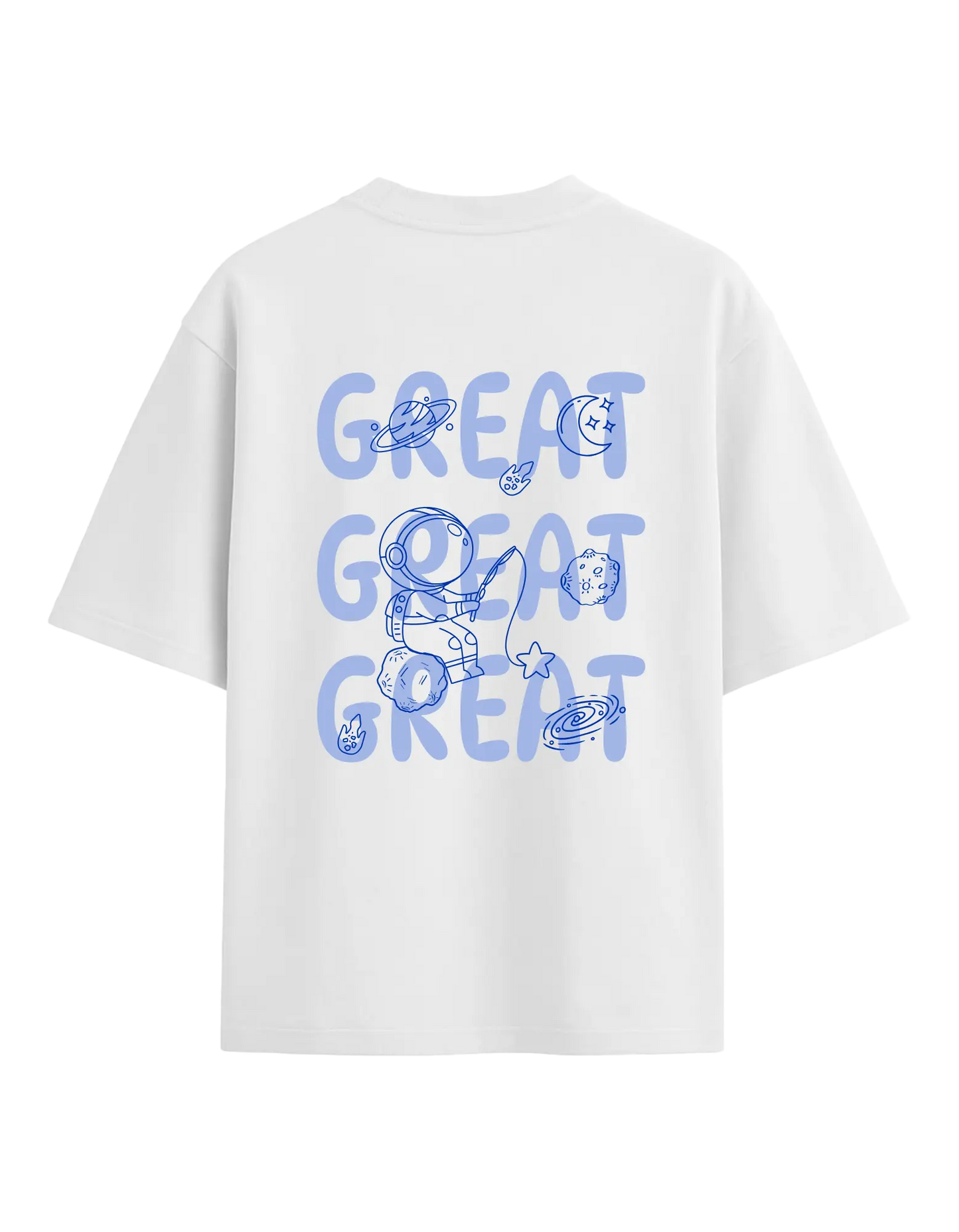 Camiseta Oversized Astronaut