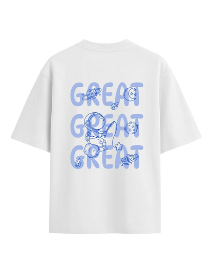 Camiseta Oversized Astronaut