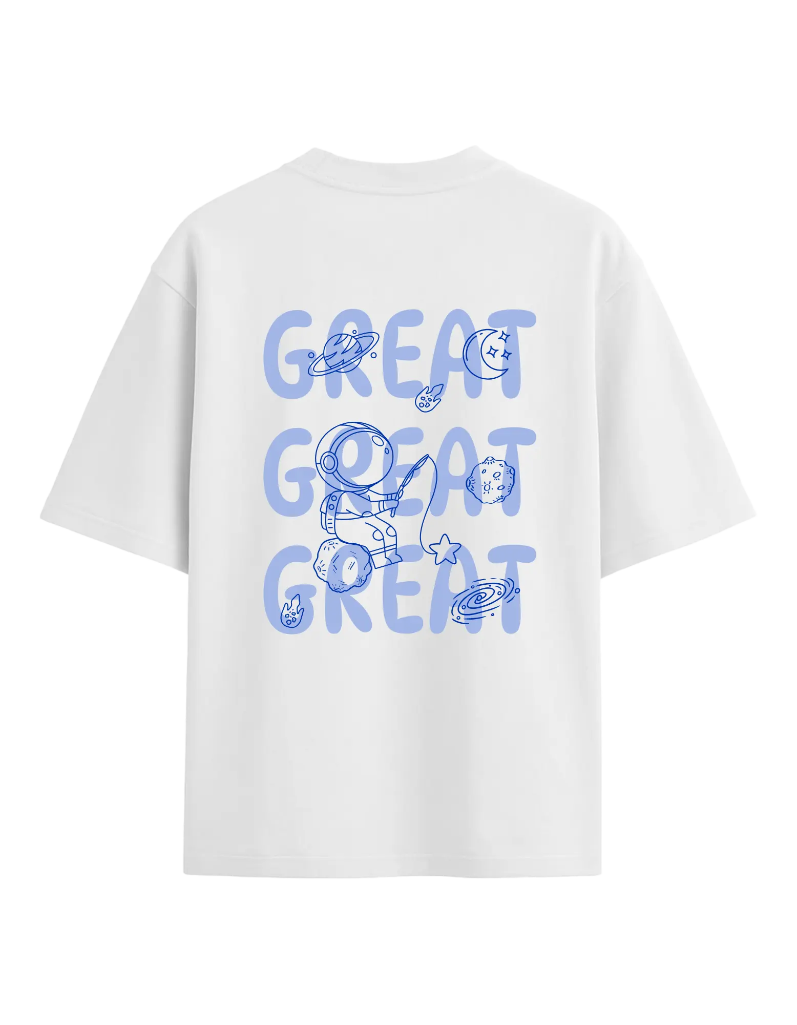 Camiseta Oversized Astronaut