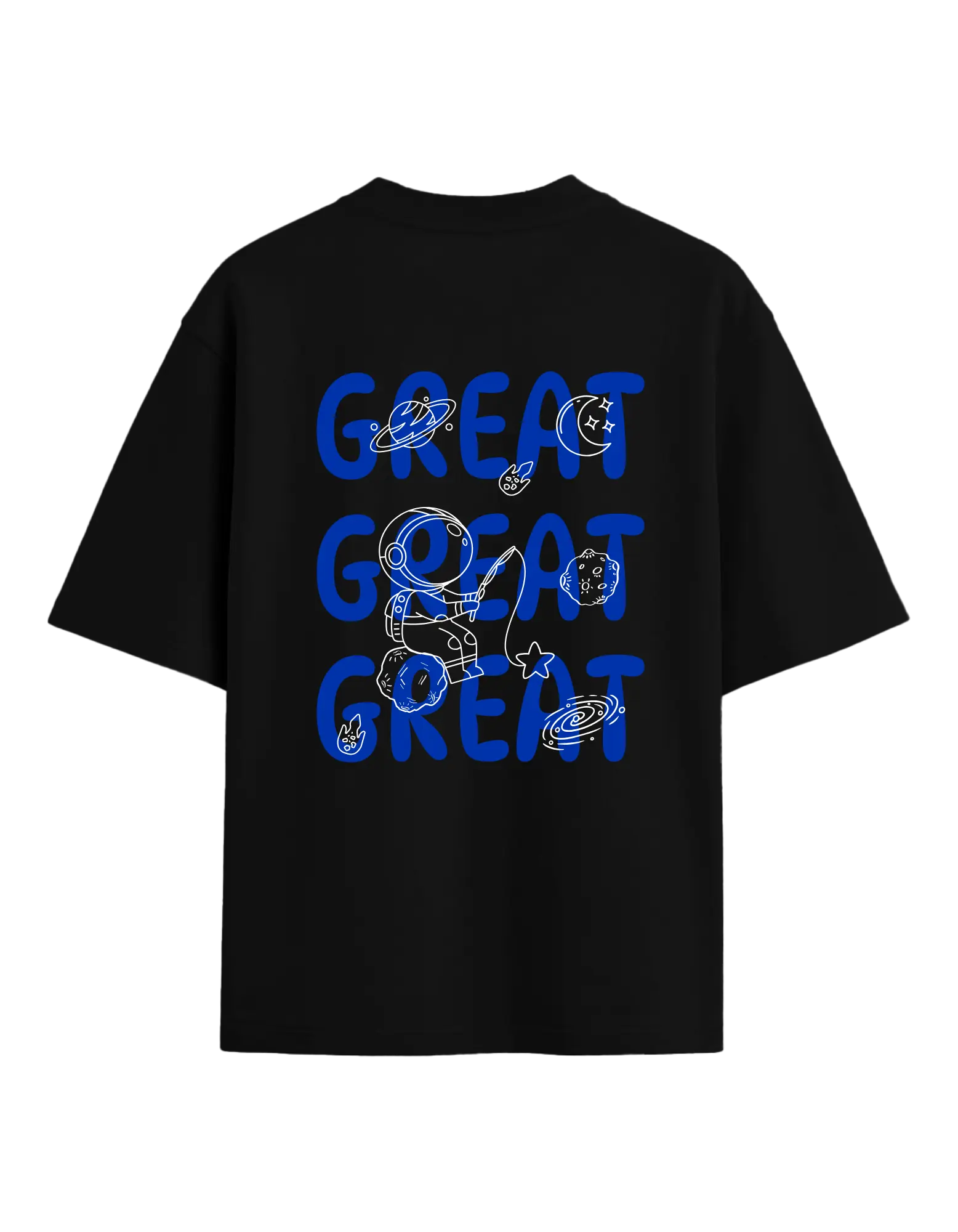 Camiseta Oversized Astronaut