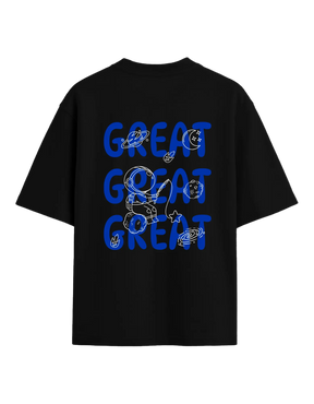 Camiseta Oversized Astronaut