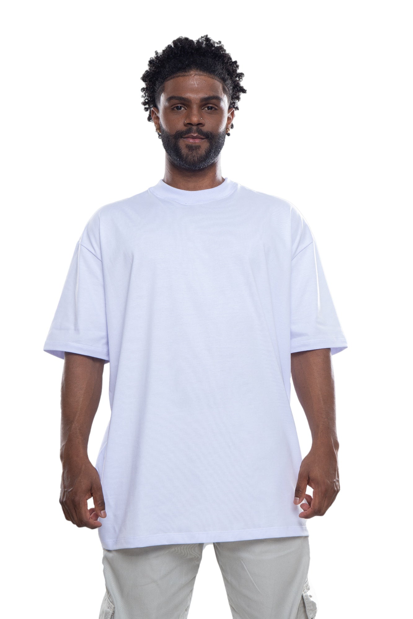 Camiseta Oversized Liso Branco