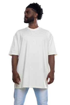 Camiseta Oversized Liso Off-White
