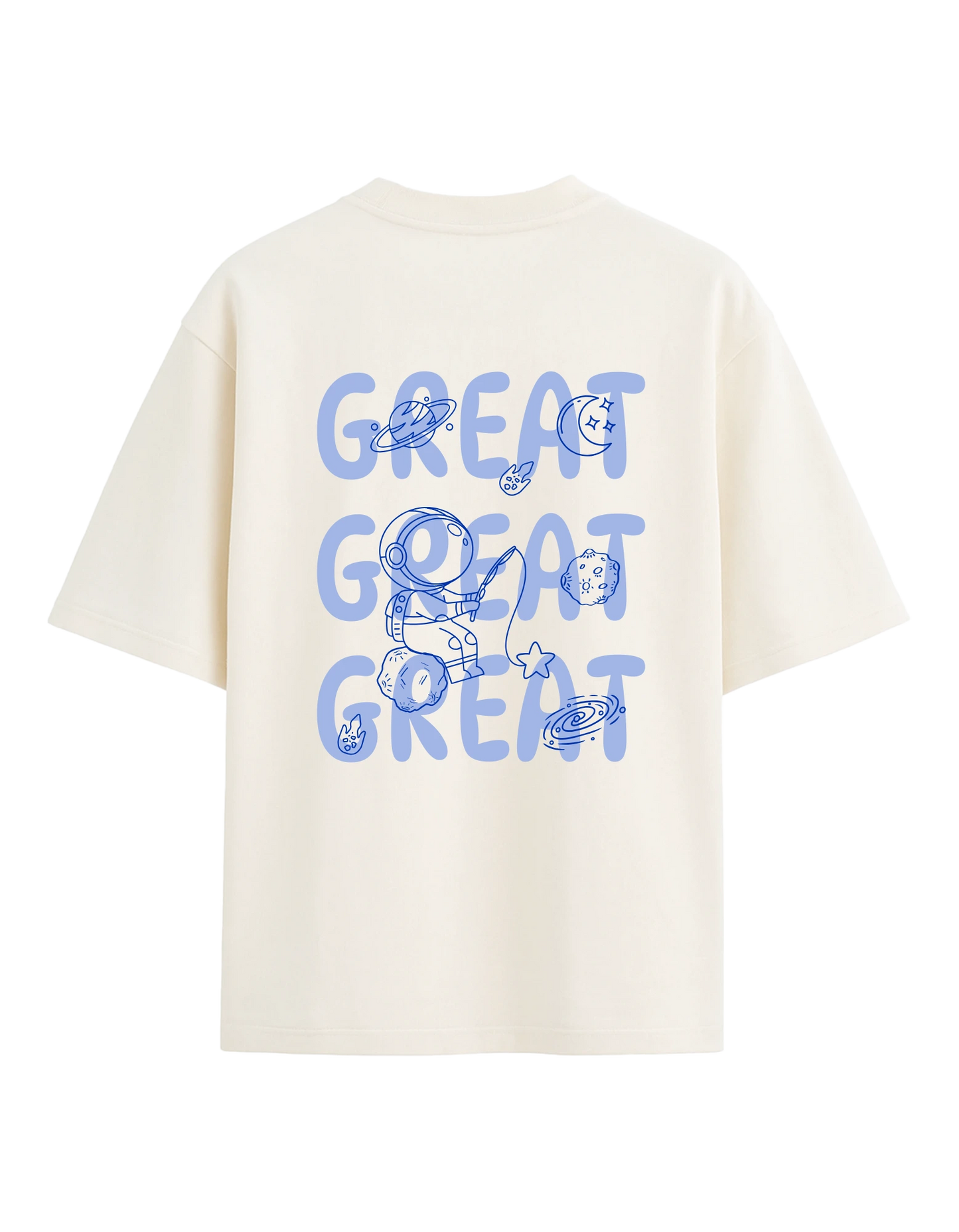 Camiseta Oversized Astronaut