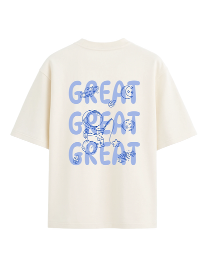 Camiseta Oversized Astronaut
