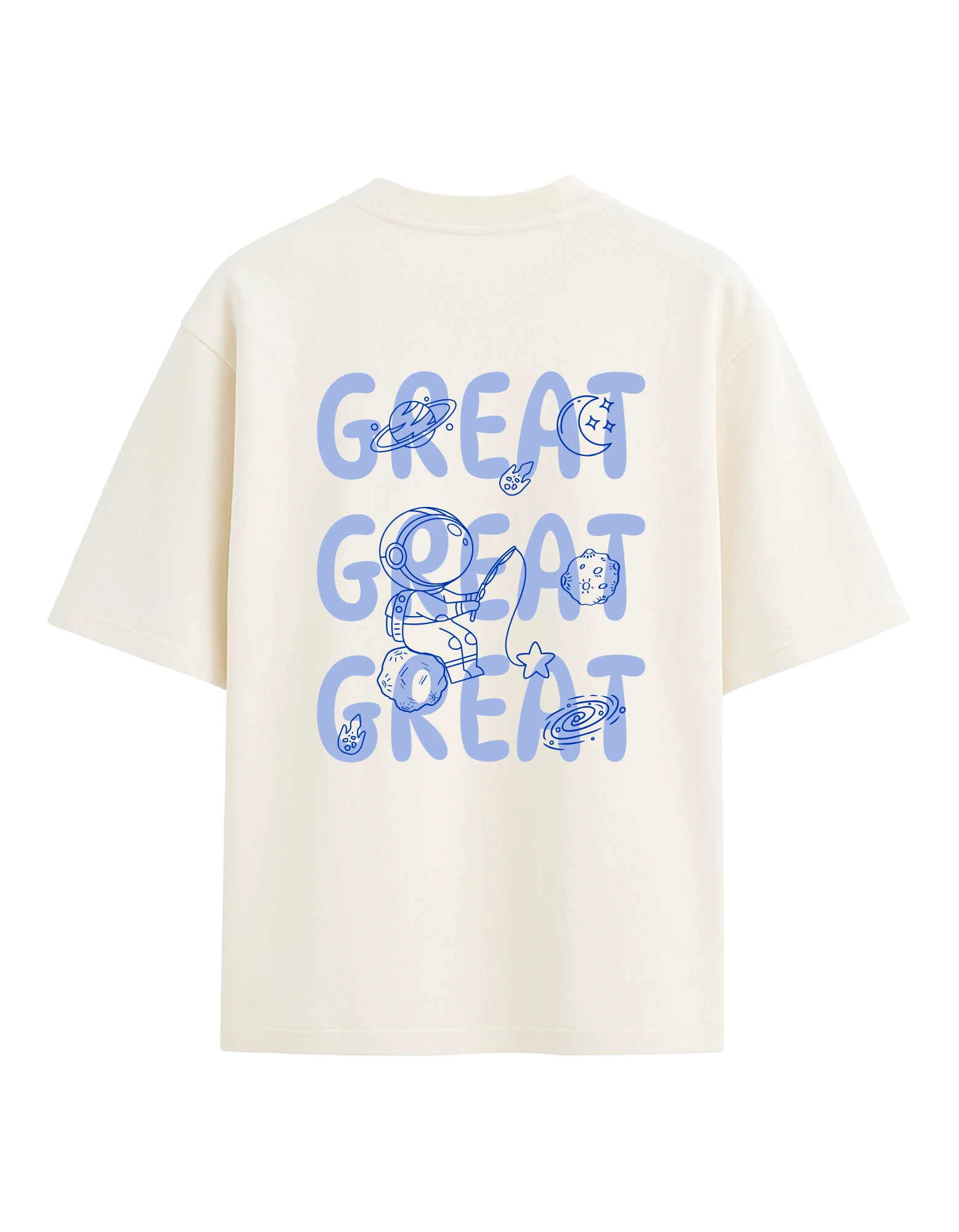 Camiseta Oversized Astronaut