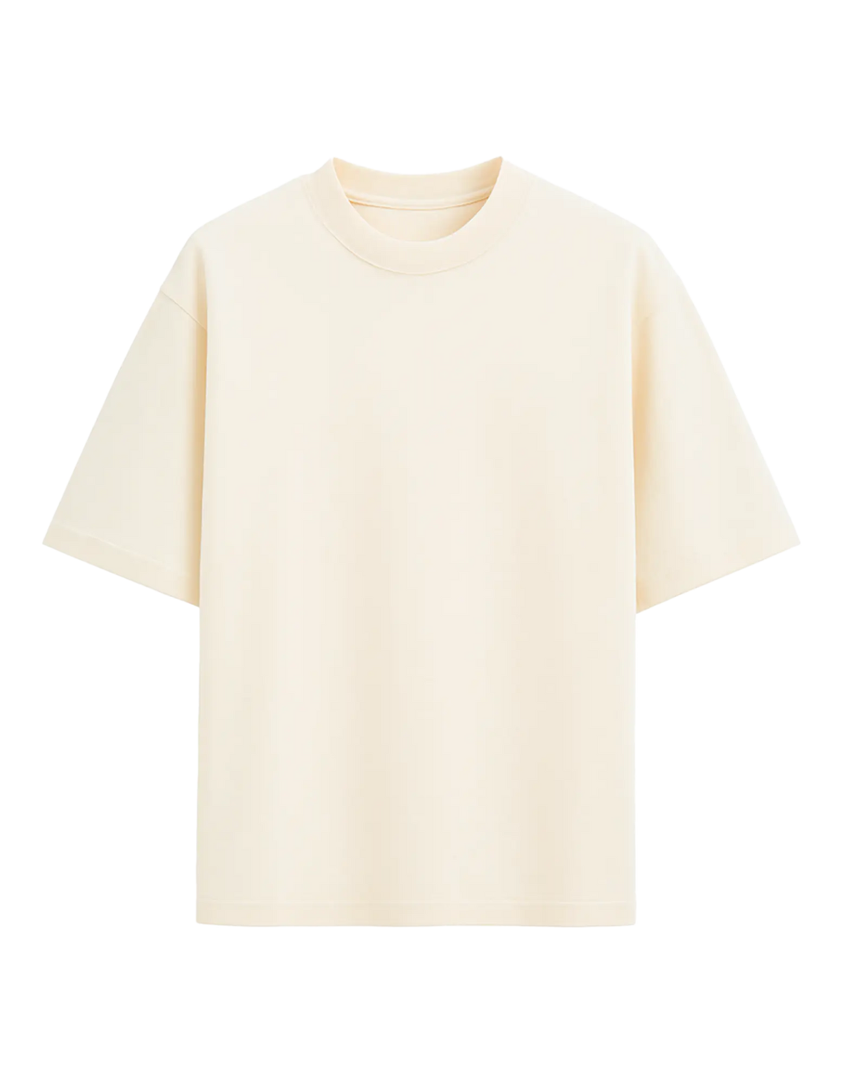 Camiseta Oversized Liso Off-White