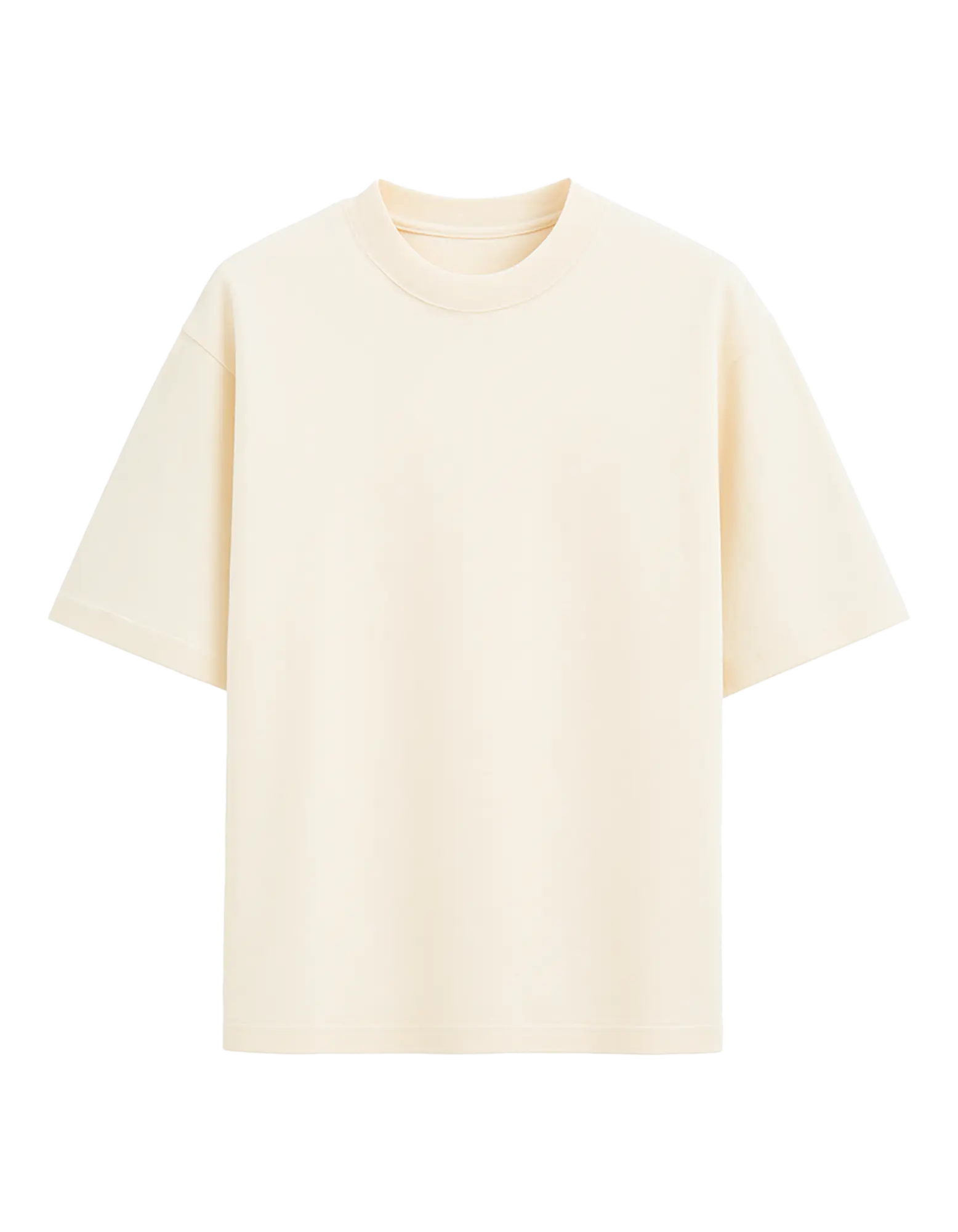 Camiseta Oversized Liso Off-White